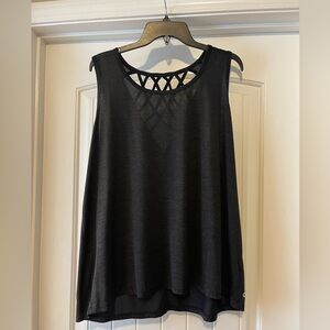 Black Tank Top - Brand Unknown Missing Tag - XL